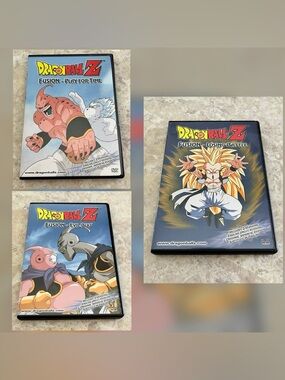2002 Funimation DVD Dragon Ball Z: Fusion Saga Only 3 DVD's (Incomplete Saga)